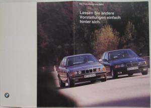 1993 BMW Turbo Diesels Sales Brochure - German Text