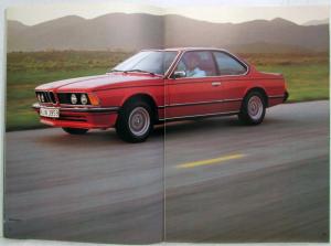 1981 BMW 628CSi 633CSi 635CSi Sales Brochure - Dutch Text