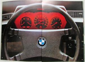 1981 BMW 628CSi 633CSi 635CSi Sales Brochure - Dutch Text