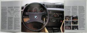 1981 BMW 628CSi 633CSi 635CSi Sales Brochure - Dutch Text