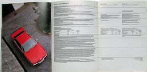 1981 BMW 628CSi 633CSi 635CSi Sales Brochure - Dutch Text
