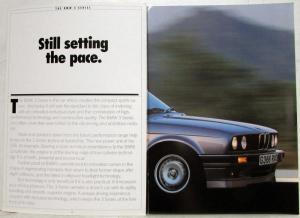 1989 BMW 316i 318i 320i 325i Sales Brochure - RHD