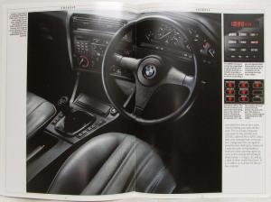 1989 BMW 316i 318i 320i 325i Sales Brochure - RHD