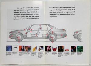 1991 BMW Safety System Good News for Everybody Sales Brochure