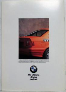1991 BMW Safety System Good News for Everybody Sales Brochure