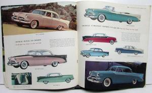 1956 Dodge Color Sales Brochure Royal Custom Royal Coronet V8 & 6 Large