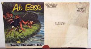 1953 Chevrolet Truck Dealer Sales Mailer Folder At Ease Teeter Chevy New York