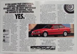 1992 BMW Can an Auto Make You a Better Driver Sales Brochure 3 5 7 8 Series