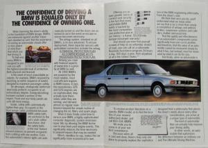 1992 BMW Can an Auto Make You a Better Driver Sales Brochure 3 5 7 8 Series
