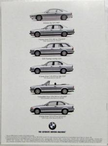 1992 BMW Can an Auto Make You a Better Driver Sales Brochure 3 5 7 8 Series