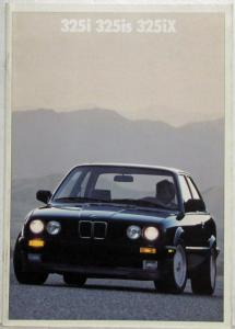 1988 BMW 325i 325is 325iX Sales Brochure