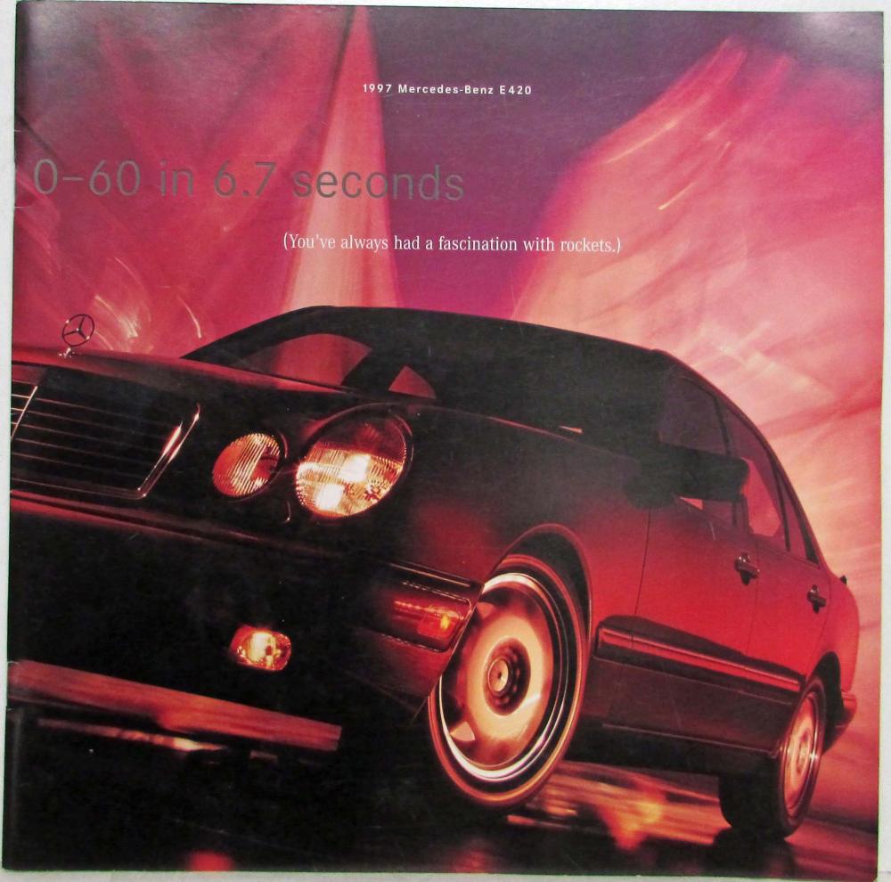 1997 Mercedes-Benz E420 Square Sales Brochure