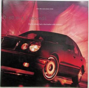 1997 Mercedes-Benz E420 Square Sales Brochure