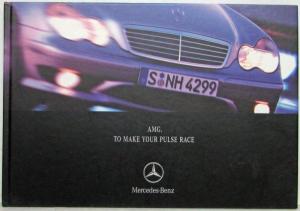 2002 Mercedes-Benz AMG To Make Your Pulse Race Sales Brochure Booklet