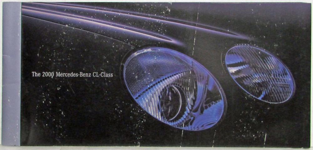 2000 Mercedes-Benz CL-Class Sales Brochure CL500