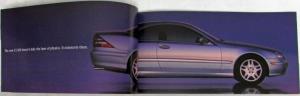 2000 Mercedes-Benz CL-Class Sales Brochure CL500