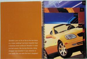1998 Mercedes-Benz Coupes and Coupe/Roadsters Spiral Bound Sales Brochures