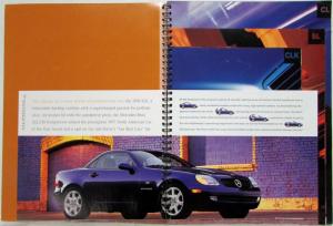 1998 Mercedes-Benz Coupes and Coupe/Roadsters Spiral Bound Sales Brochures