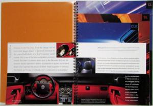 1998 Mercedes-Benz Coupes and Coupe/Roadsters Spiral Bound Sales Brochures
