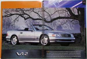 1998 Mercedes-Benz Coupes and Coupe/Roadsters Spiral Bound Sales Brochures