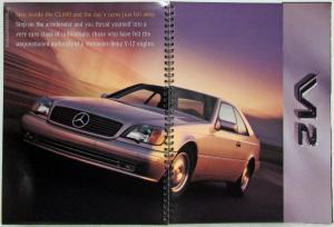 1998 Mercedes-Benz Coupes and Coupe/Roadsters Spiral Bound Sales Brochures