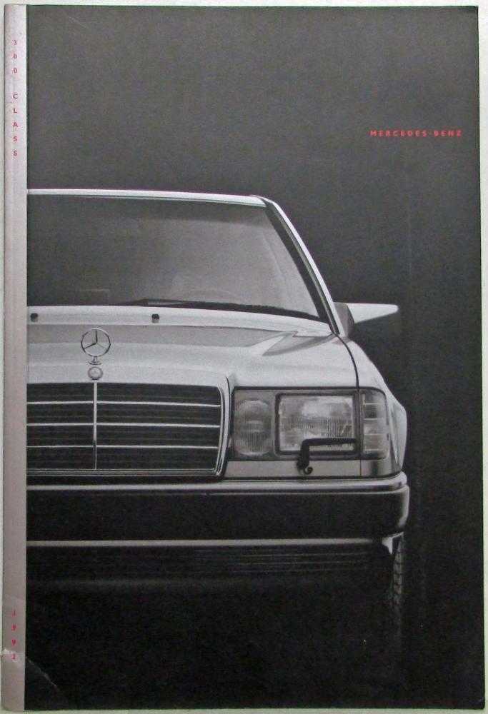 1992 Mercedes-Benz 300 Class Prestige Sales Brochure