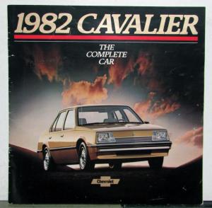 1982 Chevrolet Cavalier Sedan Coupe CL Custom Wagon Sales Brochure