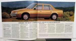 1982 Chevrolet Cavalier Sedan Coupe CL Custom Wagon Sales Brochure