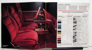 1982 Chevrolet Cavalier Sedan Coupe CL Custom Wagon Sales Brochure