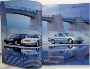 2001 Mercedes-Benz S-Class What Will Cars Do Next Sales Brochure