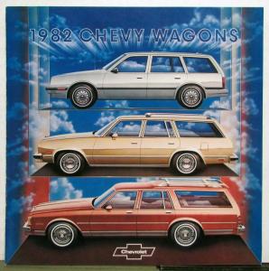 1982 Chevrolet Wagons Cavalier Malibu Classic Caprice Sales Brochure