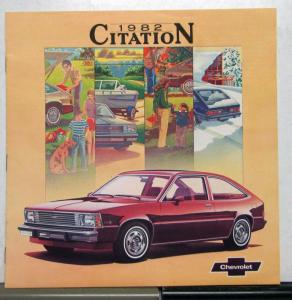 1982 Chevrolet Citation Hatchback Features Sales Brochure