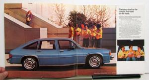 1982 Chevrolet Citation Hatchback Features Sales Brochure