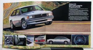 1982 Chevrolet Citation Hatchback Features Sales Brochure