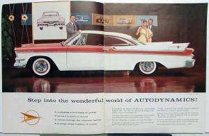 1957 Dodge Custom Royal Coronet Wagons Lancer Sierra XL Swept Wing Sale Brochure