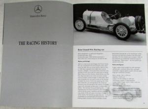 2001 Mercedes-Benz The Story of Passion Goodwood Brochure