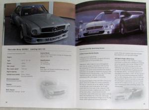 2001 Mercedes-Benz The Story of Passion Goodwood Brochure