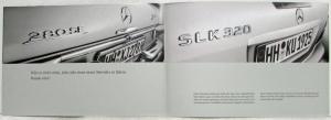 2001 Mercedes-Benz The Used Car Class Sales Brochure - German Text