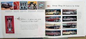 1958 Dodge Custom Royal Lancer Color Sales Brochure Featuring Swept Wing D 500