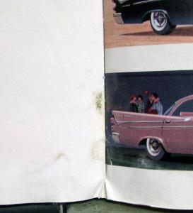 1958 Dodge Custom Royal Lancer Color Sales Brochure Featuring Swept Wing D 500