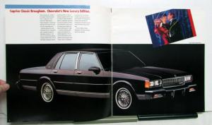 1986 Chevrolet Caprice Classic Brougham Wagon Features Sales Brochure