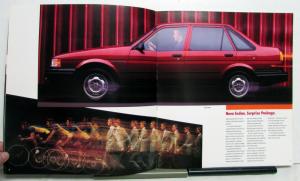 1986 Chevrolet Nova CL Hatchback Features Sales Brochure