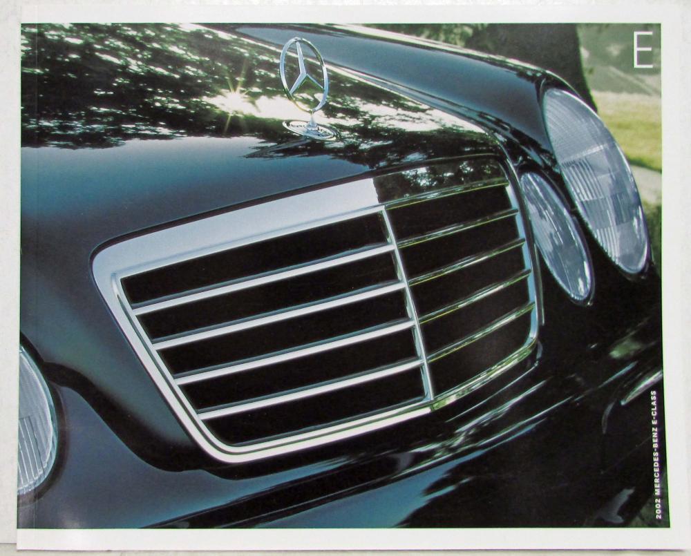 2002 Mercedes-Benz E-Class Sales Brochure