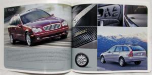 2002 Mercedes-Benz C-Class Sales Brochure