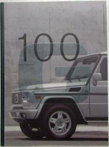 2002 Mercedes-Benz G-Class 100 Days Sales Brochure