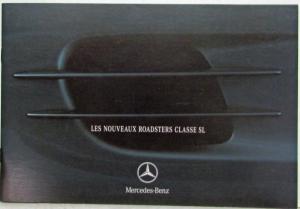2002 Mercedes-Benz SL-Class Roadsters Sales Brochure - French Text