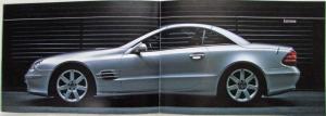 2002 Mercedes-Benz SL-Class Roadsters Sales Brochure - French Text