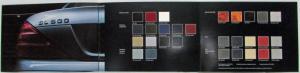 2002 Mercedes-Benz SL-Class Roadsters Sales Brochure - French Text