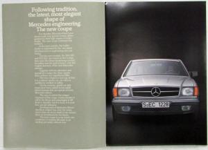 1983 Mercedes-Benz 380SEC and 500SEC Sales Brochure