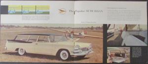 1958 Dodge Swept Wing Station Wagons Sales Brochure Sierra Suburban